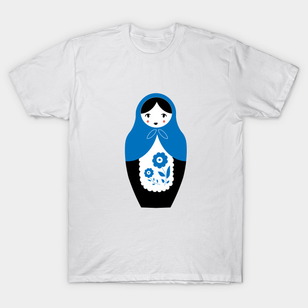 Matryoshka Nesting Doll, Blue
